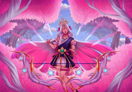 Ashe florecer espiritual pro concurso da riot
